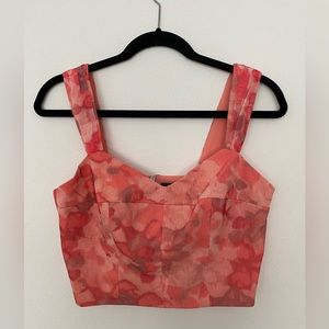 BCBGMAXAZRIA Cropped Blouse - Brand New